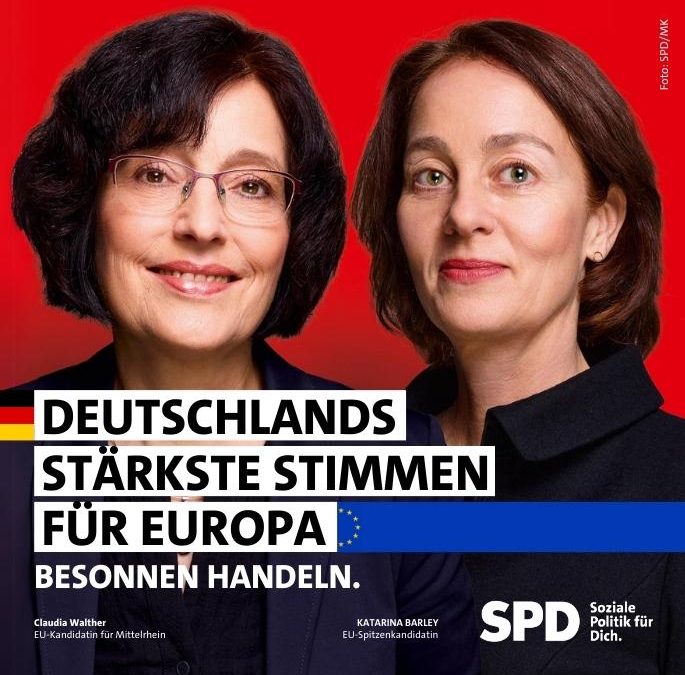 Europakandidatin der SPD Mittelrhein Claudia Walther im Interview